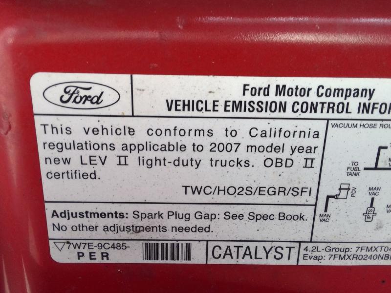 2007 Ford Truck F150 Pickup Bed AssemblyStock T0321