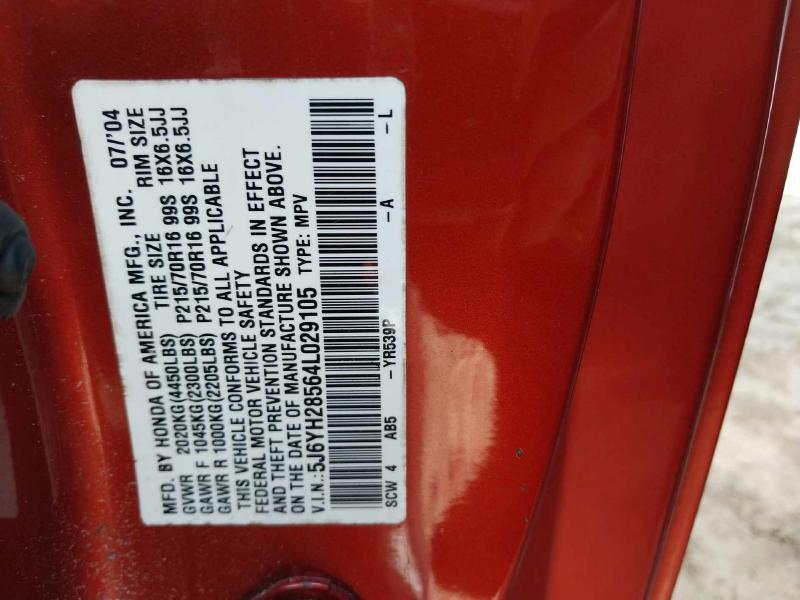 2004 HONDA Element